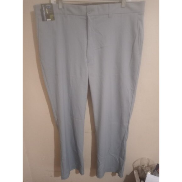 Roundtree & Yorke Performance Work Play Straight Fit Men’s Pants 38W X 29L NEW - Picture 1 of 10